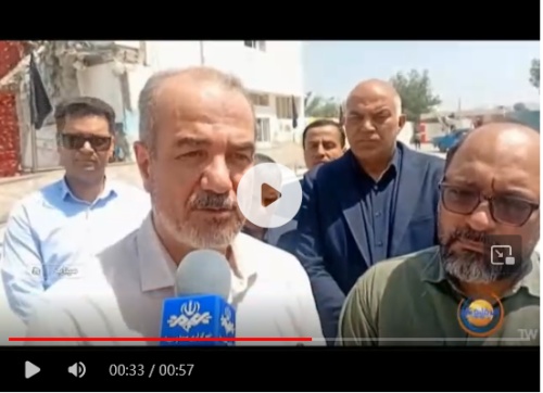 گزارش تلویزیونی صدا و سیمای هرمزگان از بازدیدهای میدانی عبدالرضا گلپایگانی معاون وزیر و مدیرعامل شرکت بازآفرینی شهری ایران از میناب